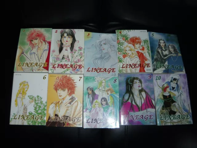 Manga Lineage / Lot De 10 Volumes / Série Complete / Saphira ++++