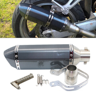 Wix 51mm universale silenziatore di scarico Superficie glassata per Moto ATV H1I2 