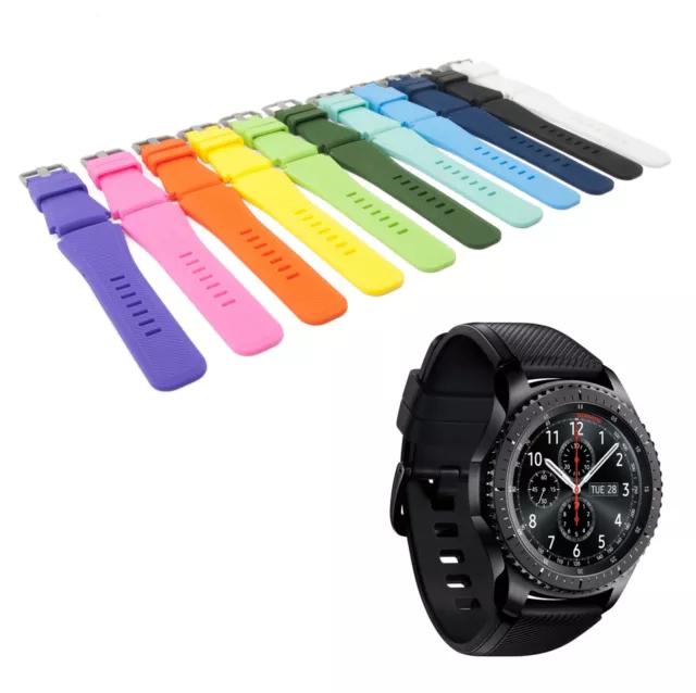 Armband Ersatz für Samsung Gear S3 Frontier /Classic Smartwatch Uhr viele Farben