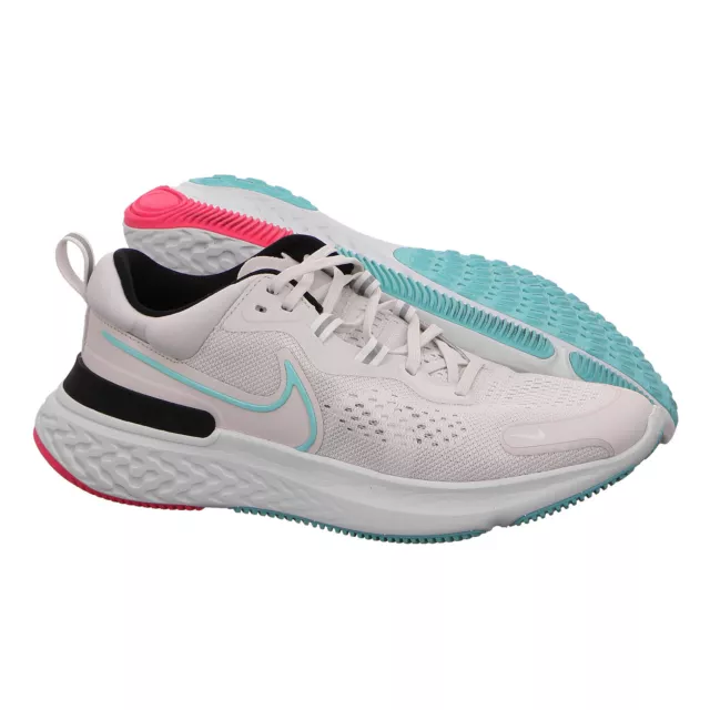 SCHNÄPPCHEN! Nike React Miler 2  weiss/türkis  Gr.: 43  #R 23433