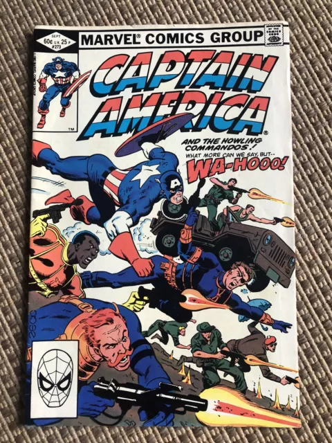 Captain America & the Howling Commandos Marvel Comics #273 Sept 1982