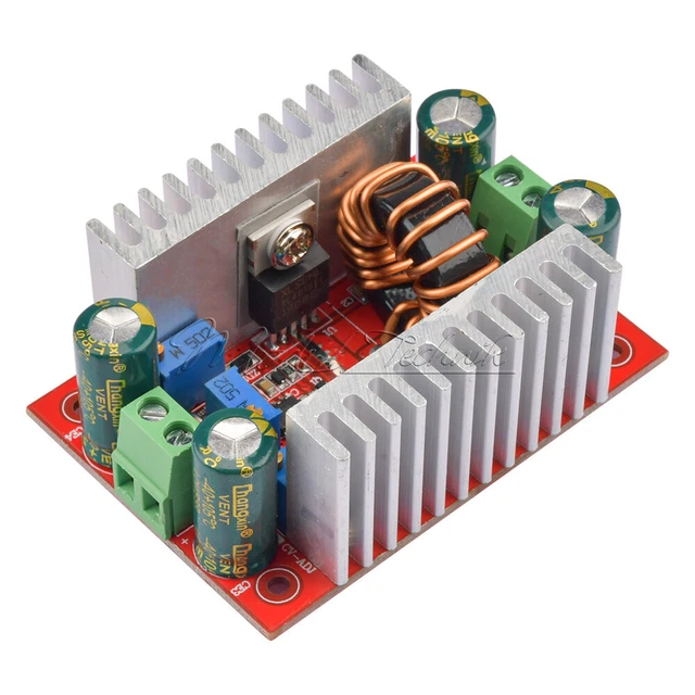DC-DC 150W 10A DC Step Up Boost Converter Module CC Power Supply LED ...