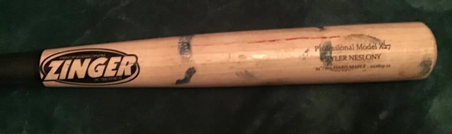 Tyler Neslony - game used bat - chicago white Sox