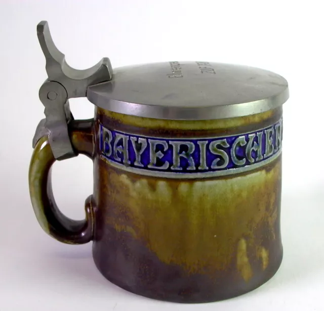 Richard Riemerschmied - Jugendstil Bierkrug Bayerischer Bauernverband 3