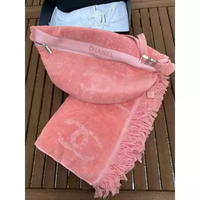 chanel towel bag
