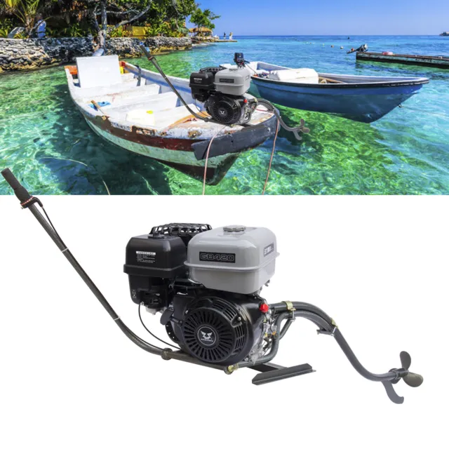 4 Stroke 15 HP Outboard Motor Fishing Boat Gasoline Engine Heavy Duty +Bracket
