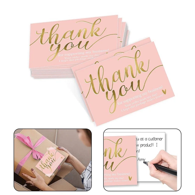 Confezione 24 Biglietti Ringraziamento Floreali Buste E
