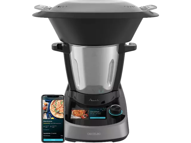 Robot de cocina - Cecotec Mambo Touch, 1600W, 3.3 l,