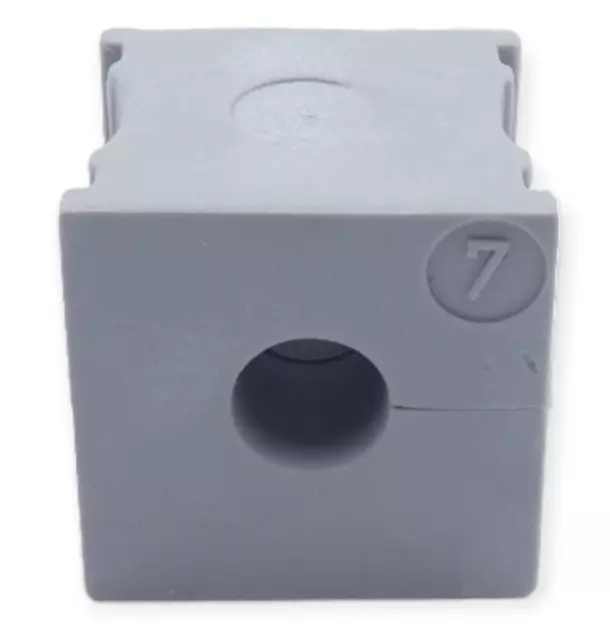 3 Stück Icotek 41207 KT 7 Kabeltülle klein, grau