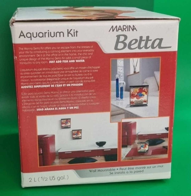 Marina Betta Aquarium Starter Kit, Sun Swirl #B49 2