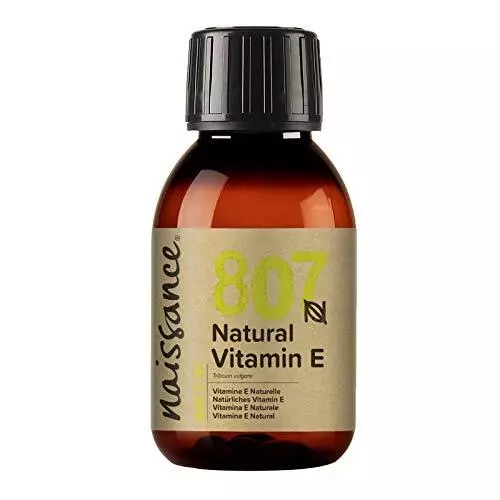 Naissance Vitamin E Oil no. 807 100ml - Natural Vegan Cruelty Free Hexane Fre...