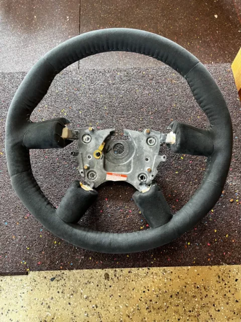 VY/VZ HSV Steering Wheel - Retrimmed in Alcantara