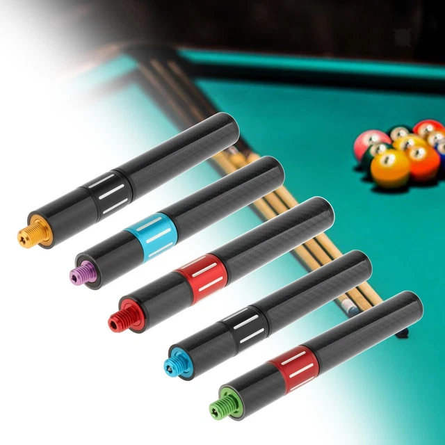 Rallonge De Queue De Billard Télescopique – Aluminium Noir – Longueur Réglable 22-32 Cm