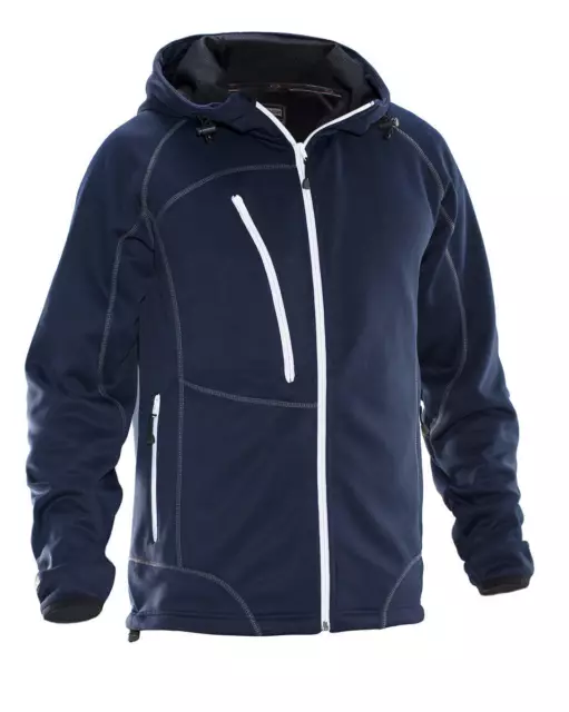 Sudadera con Capucha Azul Oscuro Hombres BLANCO TAMAÑO S Jobman