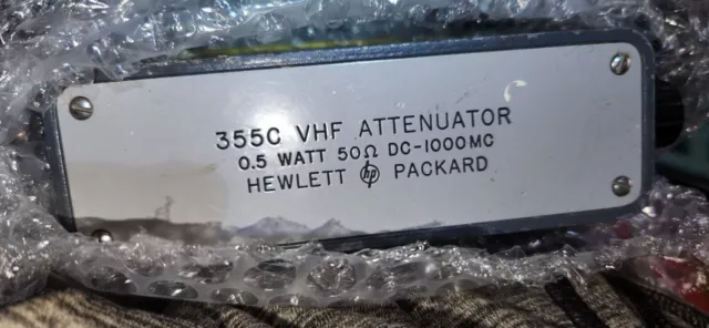 Agilent HP 355C VHF Attenuator DC-1000 MHz 0 to 12 dB