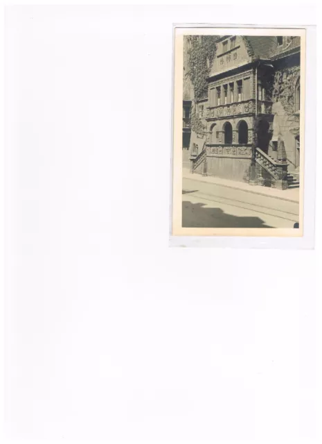 Am Rathaus in Halberstadt im Jahr 1935