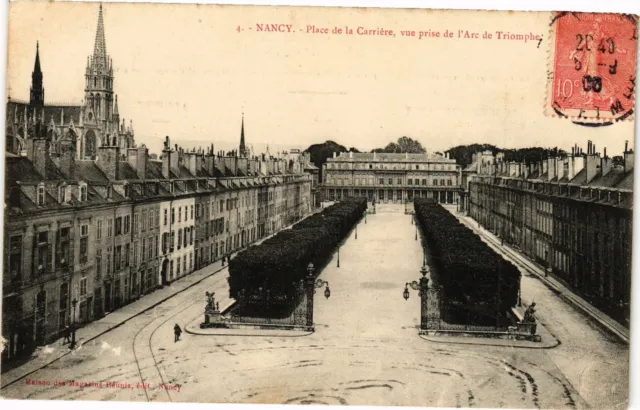 CPA Nancy-Place de la Carrière view taken from the Arc de Triomphe (187318)