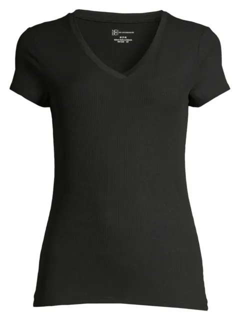 No Boundaries Women's Juniors Rib Cami Shirt Large (11-13) Black
