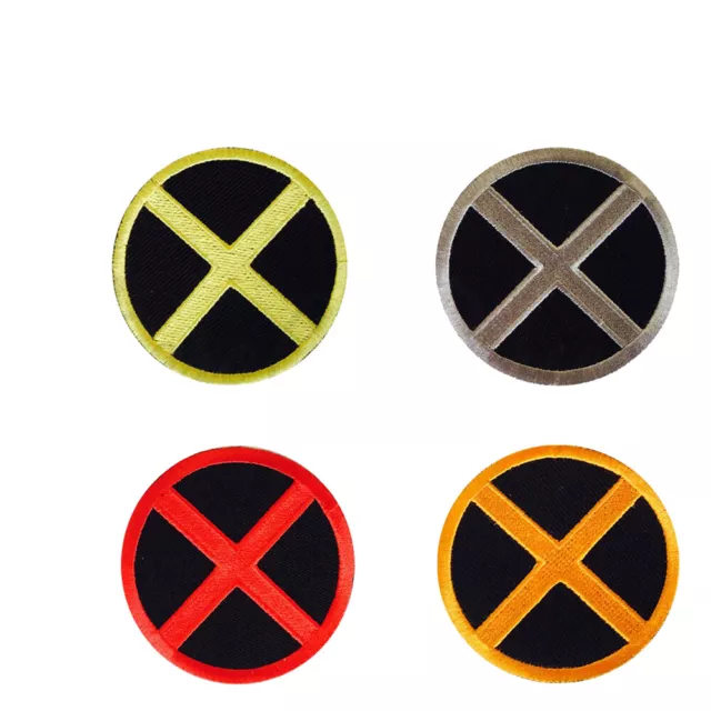 X MEN Superhero Patch Iron on Sew on Embroidered Patch Appliques For Clothes