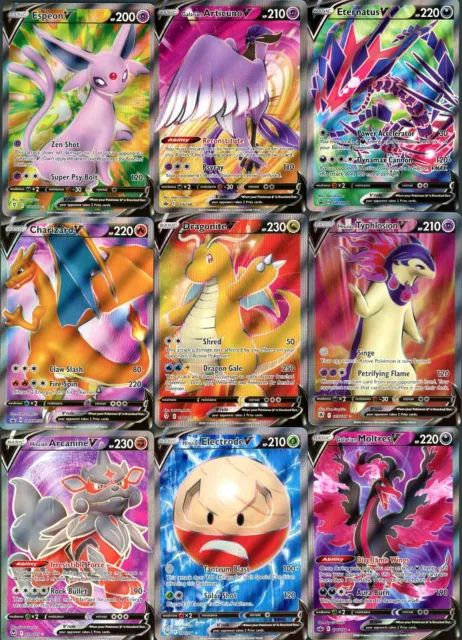 Pokemon Sword & Shield Full Arts : Choose Your Card NM/M Free Ship All Available