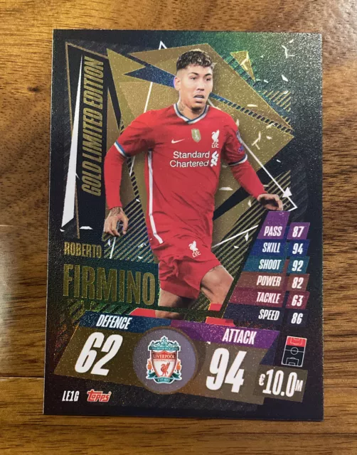 Topps UEFA Champions League Roberto Firmino Curated Set O Jogo Bonito - In  Hand