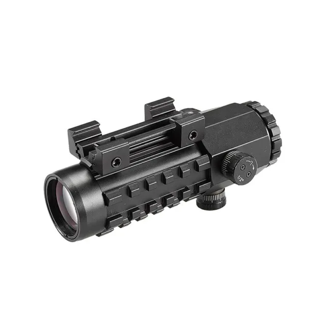 3X28 Green Red Dot Cross Sight Scope Optics Riflescope Fit 11/20mm Rail