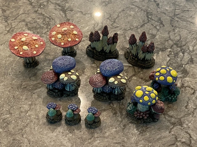 Factory Painted Dwarven Forge Mushroom Pack + Custom Painted DF Mushroom Pack Factory Painted Dwarven Forge Mushroom Pack + Custom Painted DF Mushroom Pack