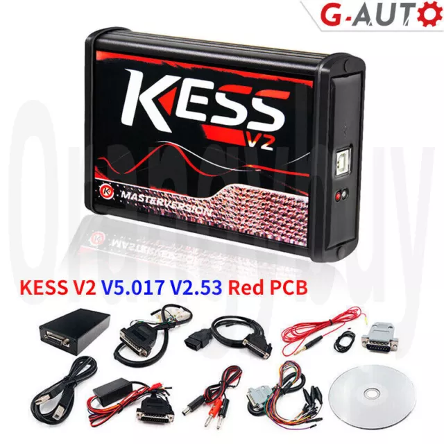 Kess V2 V5.017 EU Version With Red PCB Kess V2.80 Online Version Support  140 Protocols No Tokens Limited