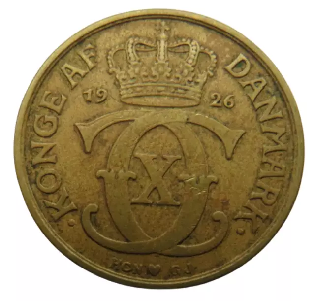 1926 Denmark 2 Kroner Coin