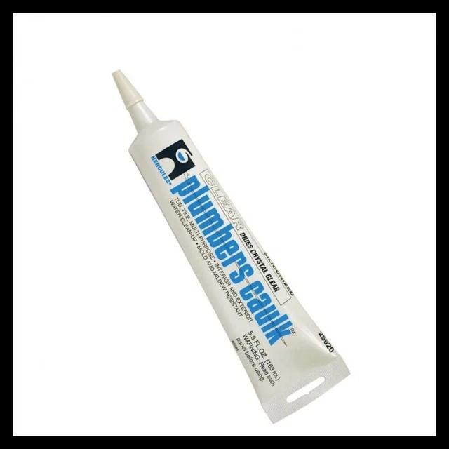 5.5 Oz. Clear Plumber'S Caulk