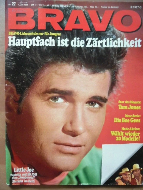 BRAVO 27 - 1968 (1) Michael Landon Tom Jones HOLLIES Cliff Richard Bee Gees Yves
