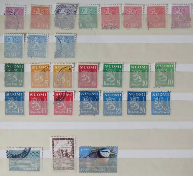 Los 40 - Briefmarken Finnland, Suomi, gestempelt
