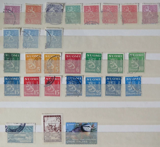 Los 40 - Briefmarken Finnland, Suomi, gestempelt