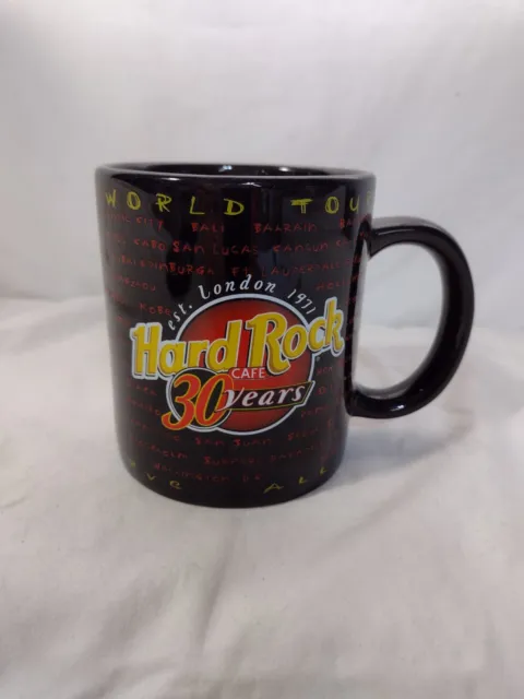 Hard Rock Cafe 30 Years World Tour Coffee Mug 20 oz Cup Mug Cleveland