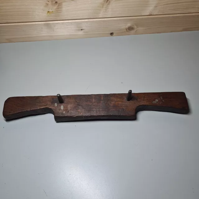 Antique /Vintage Wooden Draw Knife 12 Inch Unusual Spoke Shave