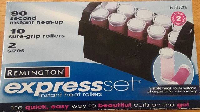 Remington ExpressSet Instant Heat Hot Rollers Travel Curlers H-1012N