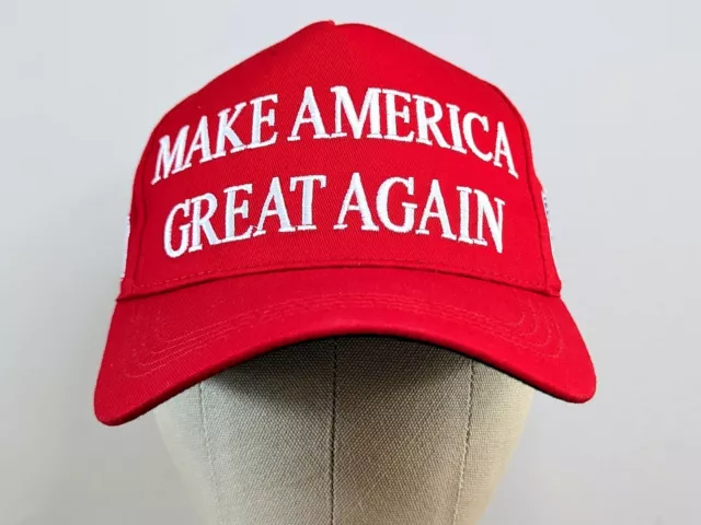 Red & White Official Trump 45-47 Make America Great Again 2024 MAGA Hat 2