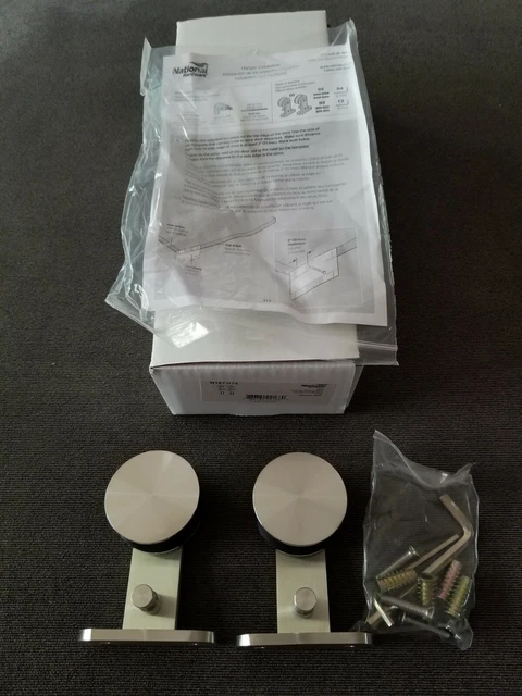 National Hardware N187-074 Stainless Steel Interior Sliding Door Hangers NEW