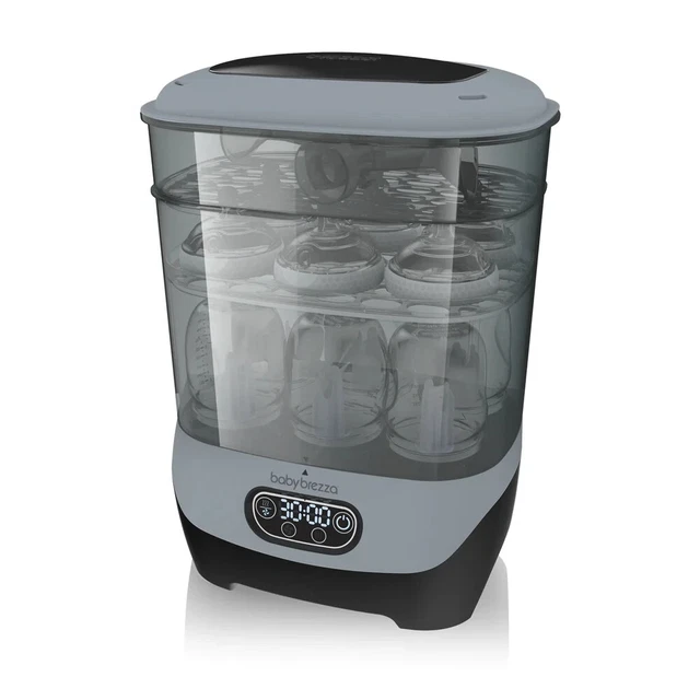 Baby Brezza One Step Advanced Electric Sterilizer and Dryer - Slate (BRZ0116)