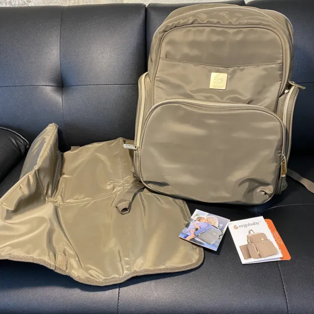 Ergobaby Diaper Baby Bag Backpack Cooler pockets Laptop