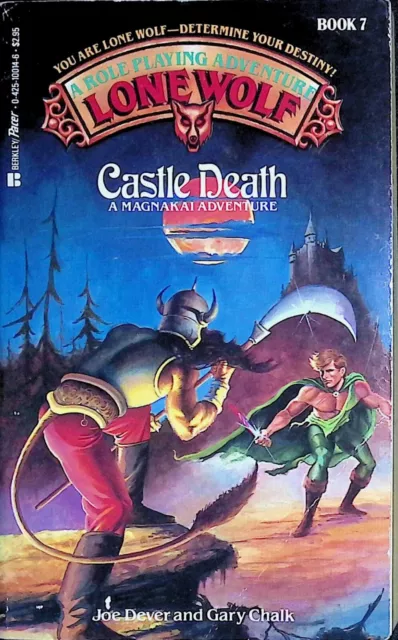 Joe Dever - Lone Wolf 7 - Castle Death- US Edition - B/A-/B+