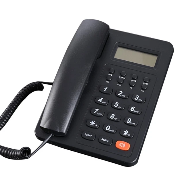 CORDED LANDLINE PHONE Big Button Landline Phone with Caller
