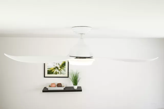 DC Ventilateur de plafond avec Télécommande Variable Lampe LED Lumière Raja 2