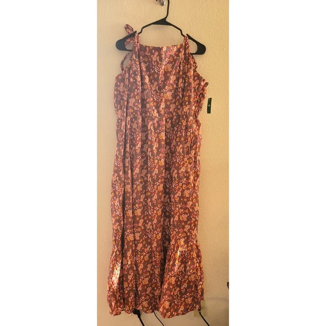 DIP Floral Garden Party Tank Maxi Dress Size 3X