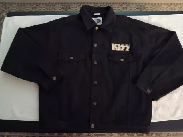 Kiss-Rock And Roll All Over Jean Jacket Size XL * BRAND NEW *