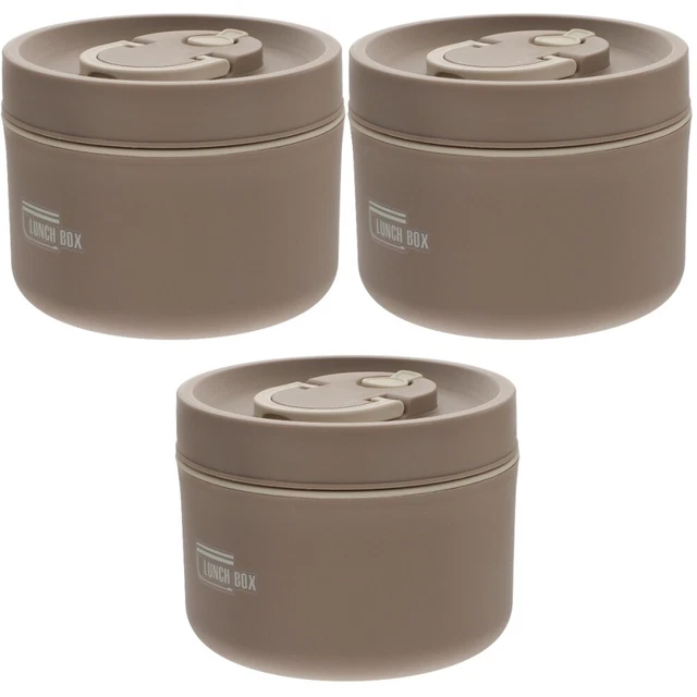 3x scatola bento in metallo acciaio inox acciaio inox scatola bento bambini per decorazione