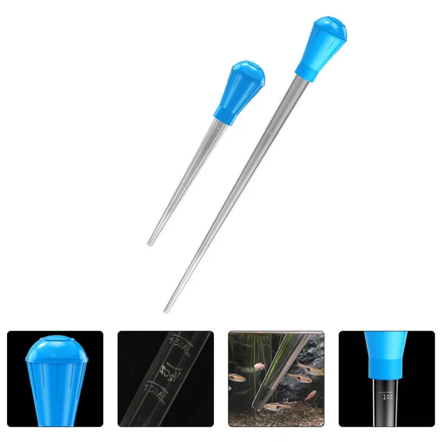 2 pz elettrodomestici per pulizia acquario toilette plastica corallo PLC alimentatore blu