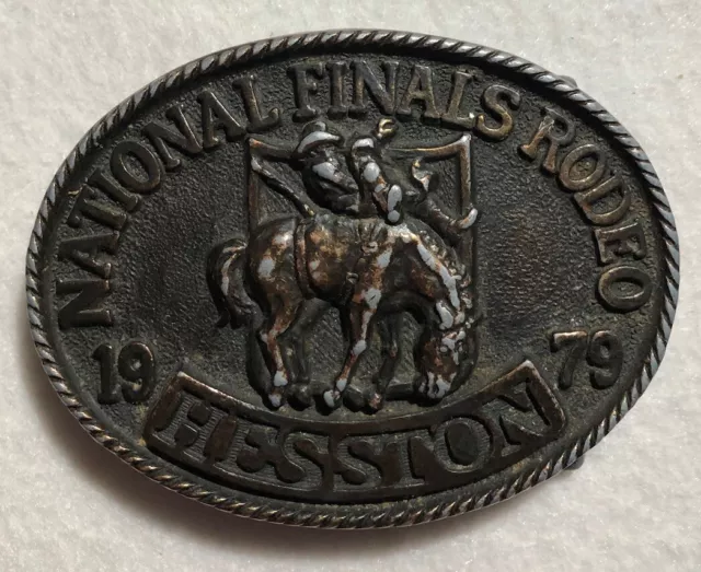 National Finals Rodeo 1979 Belt Buckel