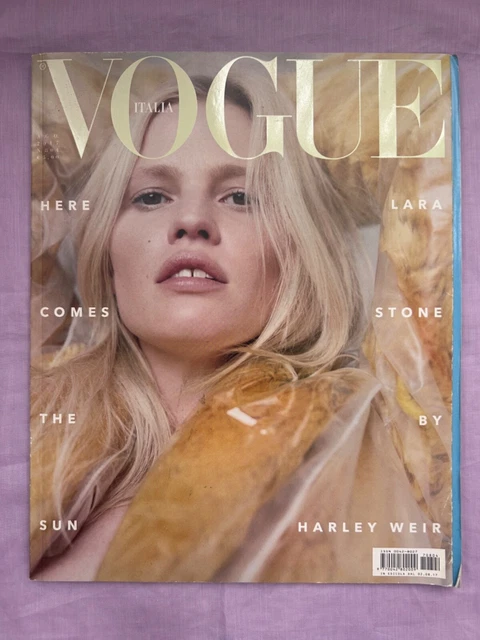 VOGUE MAGAZINE ITALIA August 2017 LARA STONE by HARLEY WEIR Hedi