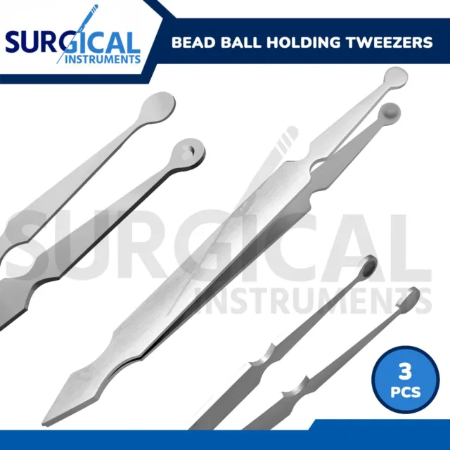 Piercing Ball Grabber Tool Pick Up Tool w/ 4 Prongs Holder Diamond Claw  Tweezers
